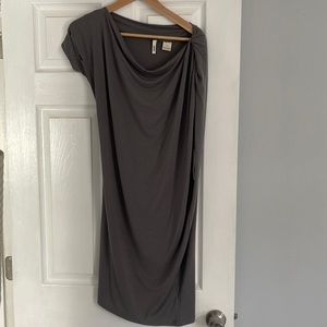 Off shoulder Grey dress